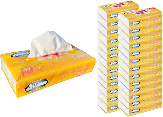 Universal Taschentücher 150 Stück Elefanten Jumbo Smart Folie 2-lagig 27 Packungen