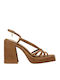 Suede Sandals Brown