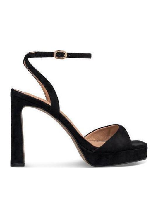 Envie Shoes Sandale Din Piele Negre