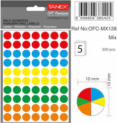 Tanex Runde Selbstklebende Etiketten Ø10 Mm 540 Stück Set Tanex Bunte Leuchtfarben Tanex Runde Selbstklebende Etiketten Ø10 Mm 540 Stück Set Tanex Bunte Leuchtfarben