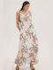 Sommer Maxi Kleid Rosa