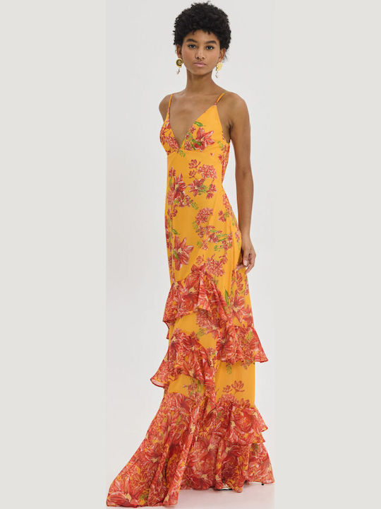 Hemithea Evening Orange Dress