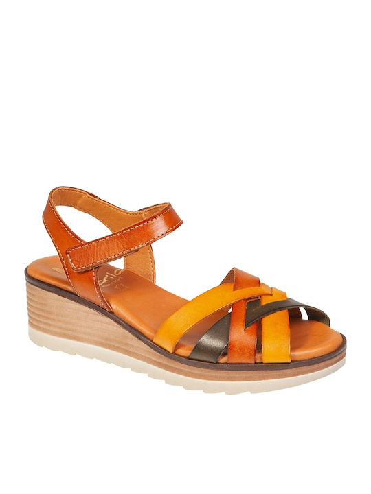 Marila Footwear 748 Damenplattformen Farbe Taba...