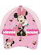 Disney Παιδικό Καπέλο Jockey Υφασμάτινο Αντηλιακό Minnie Mouse Ροζ