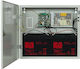 Power Supply Fire Detection Systems 24v/5.5a In Metal Case Merawex Zsp100-5.5a-18 Space 2 Batteries