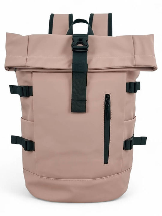 Mcan Waterproof Laptop Backpack 15.6" in Pink C...