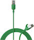 Procab U/UTP Cat.6a (Gigabit) Мрежов Кабел Ethernet 0.3м Зелен