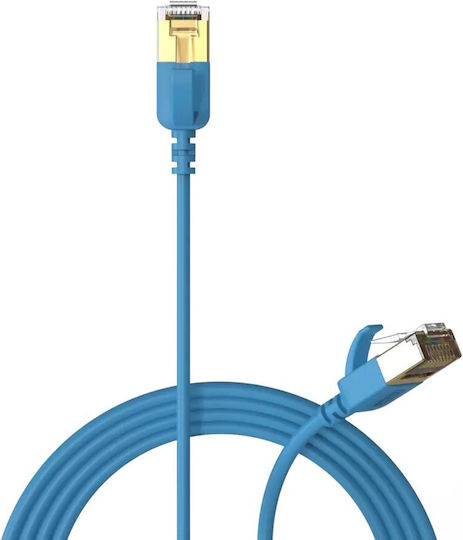 Procab U/FTP (STP) Cat.7 (10Gbps) Καλώδιο Δικτύου Ethernet 0.3m Μπλε