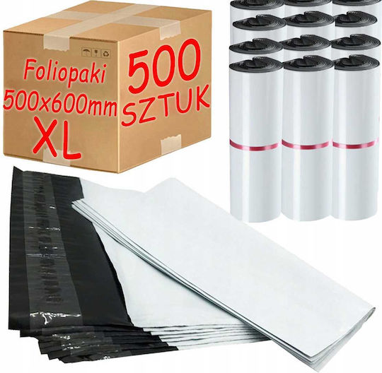 White Courier Bags Xl 500x600mm 500 Pcs