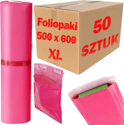 Courier Bags Pink Xl 500x600mm 50 Pcs