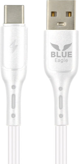Blue Eagle Be-dcac-13 Tpe Fast Charging Cable Usb-a - Type-c 1m White