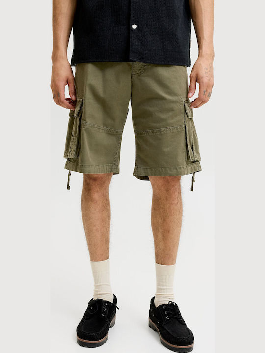 Jack & Jones Herren Shorts Cargo Olivgrün