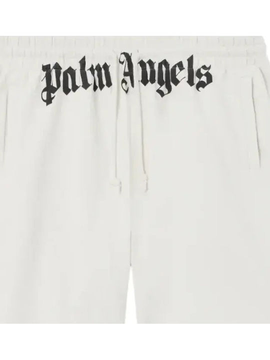 Palm Angels Herren Shorts Off White Schwarz