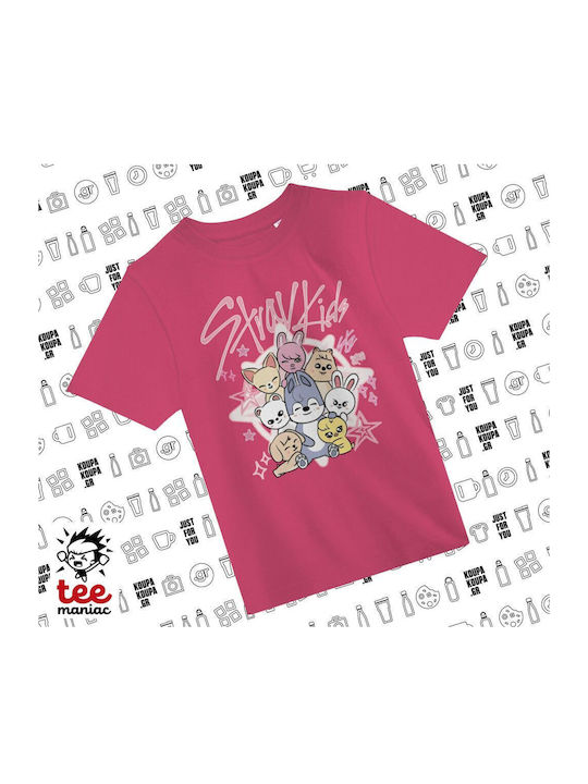 Koupakoupa Kinderoberteile T-Shirt Rosa Stray