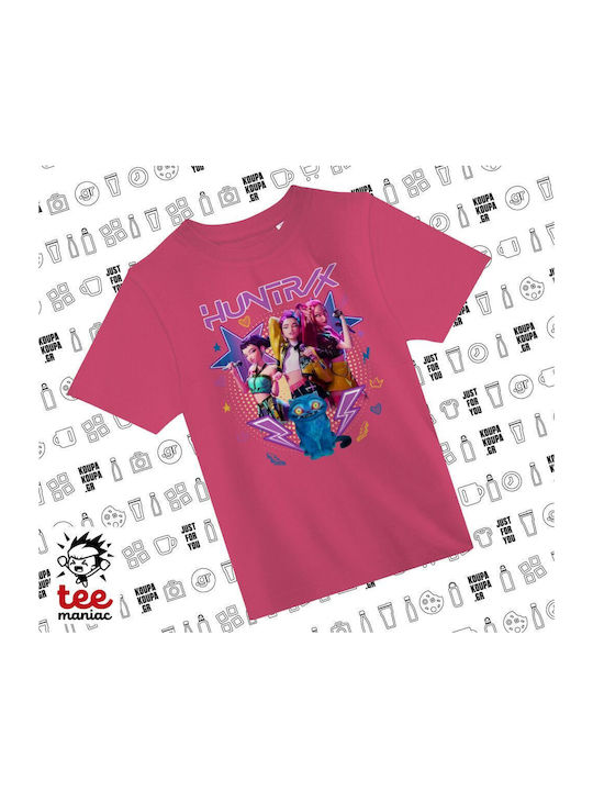 Kinderoberteile Kurzärmelig K-pop Series KP_31151_tshirt-kid-rosa
