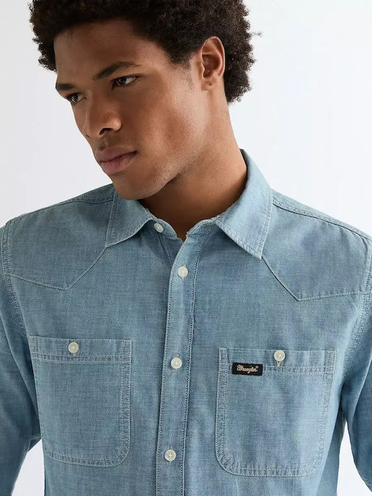 Wrangler Western Shirt Short Sleeve Shirt Light...