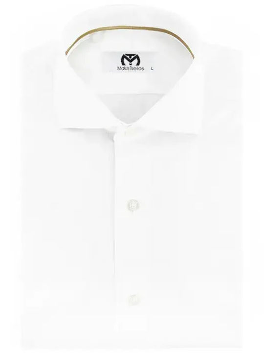 Short Sleeve Shirt in Narrow Fit White