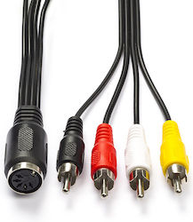 Nedis Καλώδιο 0.2m CAGL20475BK02