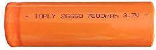 Επαναφορτιζόμενη Μπαταρία 26650 Li-ion 7800mAh 3.7V