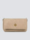 Adele Leather Women's Shoulder Bag Suede Grey