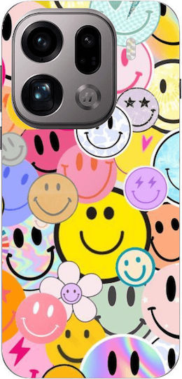 Oppo Find X9 Pro Smiley Aufkleber Transparente Silikon Tpu Handyhülle