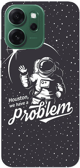 Oppo Reno 14 Fs Houston We Have A Problem Прозрачен Силиконов TPU Калъф за Мобилен Телефон