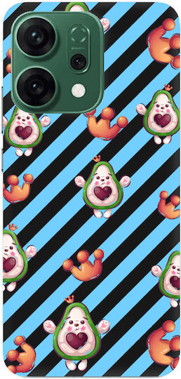 Oppo Reno 14 King Avocado Black Colored Silicone TPU Case