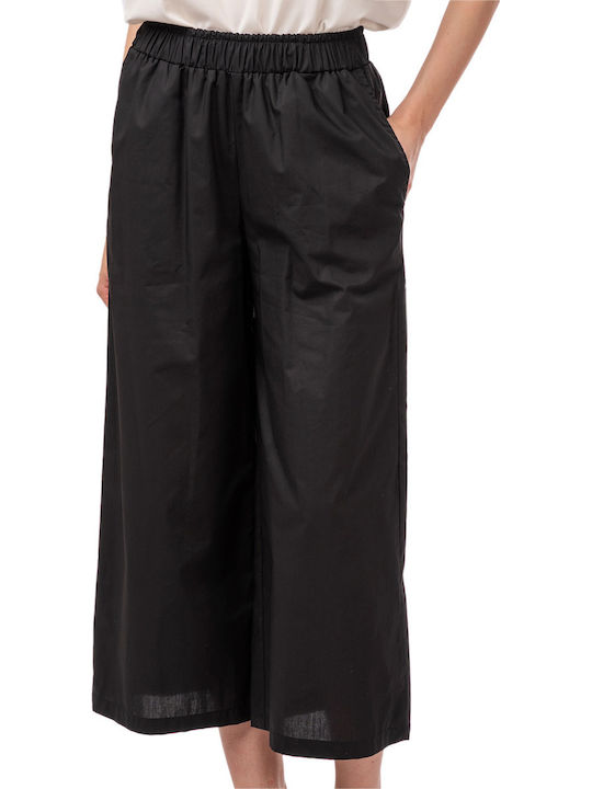 MY T Damen Stoffhose Schwarz