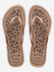 Slim Animals Flip Flops in Rose Gold Colour