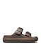 Eva Flip Flops In Sandal Style In Brown Colour