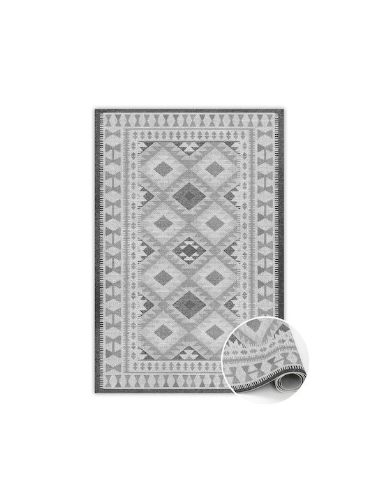 Tulup Rechteckiger Grauer Wohnzimmer Teppich 80x120cm
