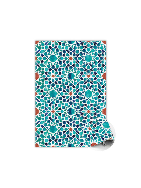 Tulup Wohnzimmer Teppich Rechteckiges Türkis 140x210cm