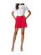 Women's Red Shorts