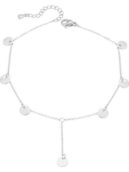 Silver And More Верига за Глезен от Неръждаема Стомана 24cm