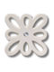 Crocs Jibbitz Brosche Ausschnitt Blumen Weiß
