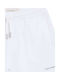 Kids Fabric Shorts/Bermuda Logo White