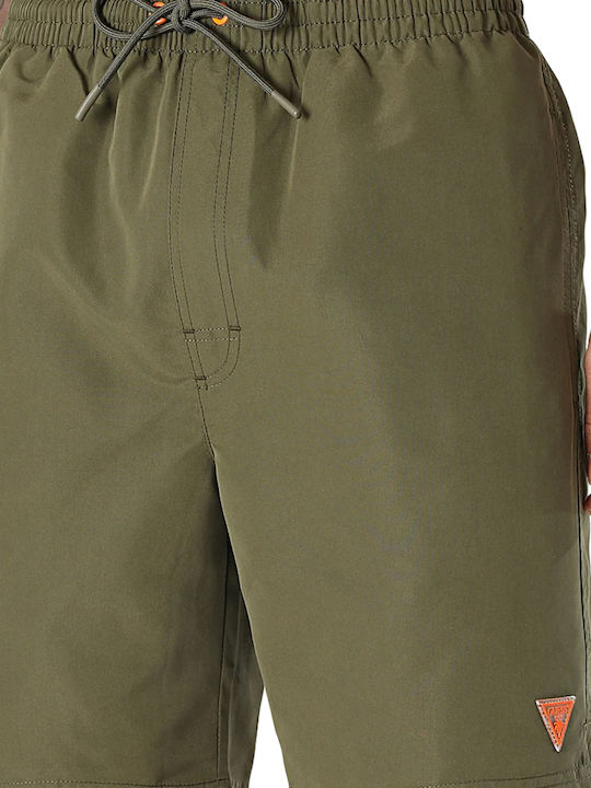 Guess Men's Swimwear Shorts Olive Morning