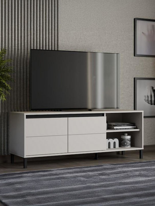 TV-Ständer Marron Cashmere M138xP40xH52cm