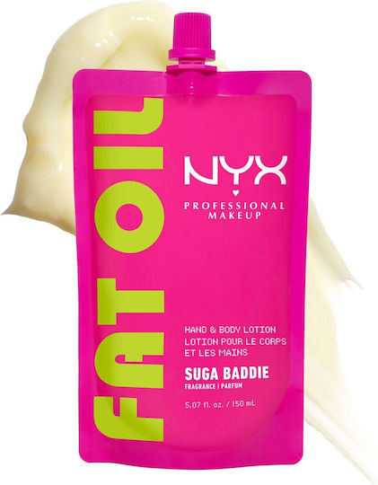 NYX Professional Makeup Fat Oil Moisturizing Body Lotion with Vanilla Scent 150ml