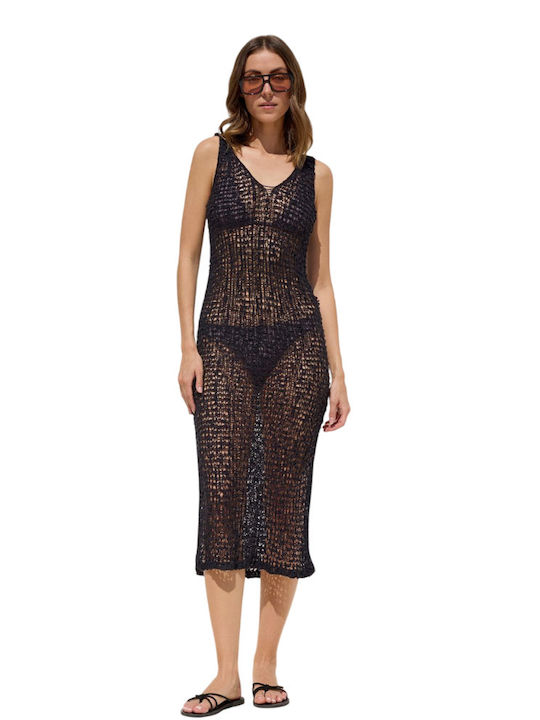 Fullah Sugah Women's Beachwear Dress Black