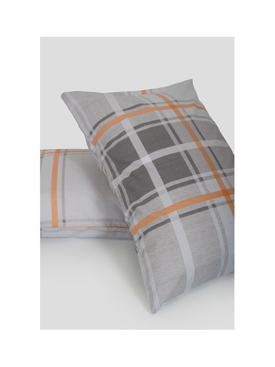 Biokarpet Μαξιλαροθήκη Naf Naf Summit 153 Andes Orange-σετ Μαξιλαροθήκες