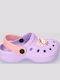 Hello Kitty Kids Anatomic Beach Clogs Purple