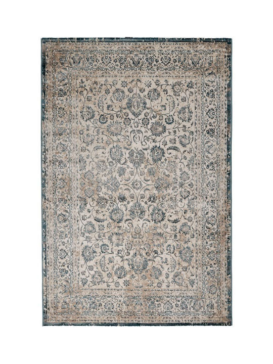 Biokarpet Gossip 8504a White Blue-200x290