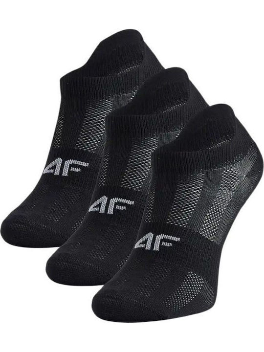 4F Детски Чорапи Дийп Черни 3 Чифта