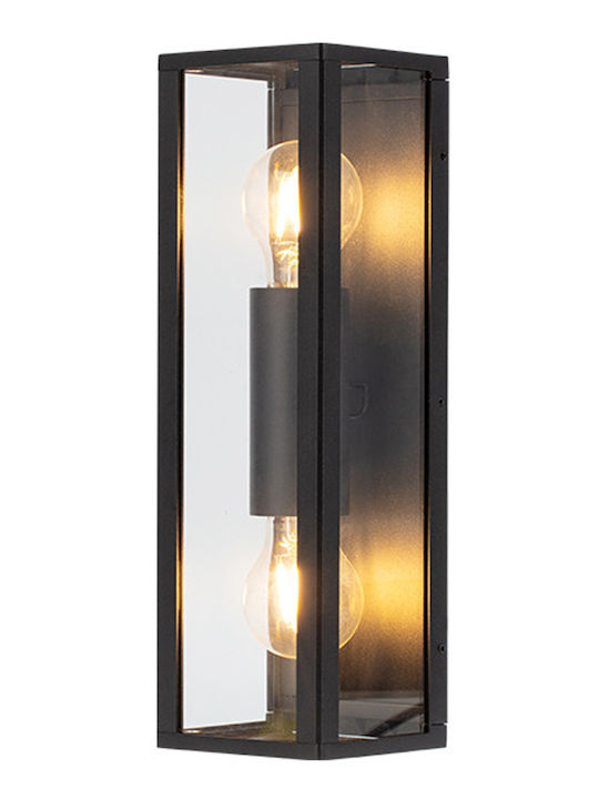 123led Επιτοίχιο Εξωτερικό Φωτιστικό E27 IP44 Διπλής Δέσμης