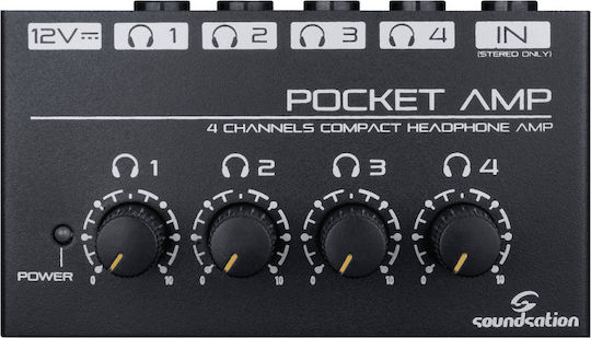 Soundsation Pocket Amp DKAL-SND00071 Φορητός Αναλογικός Ενισχυτής Ακουστικών