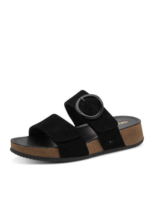 Tamaris Leather Women's Sandals Black