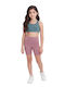 Kids Legging Sports Short Purple