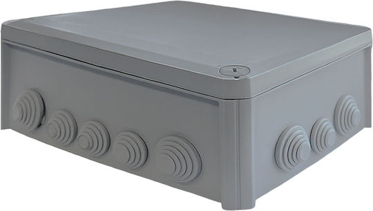 Aca Outdoor Placement Branching Waterproof IP66 Junction Box in Gray Color