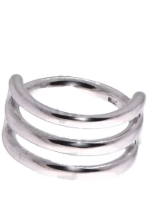 Silver And More Σκουλαρίκι Κρικάκι Μύτης από Ατσάλι 1.2mm